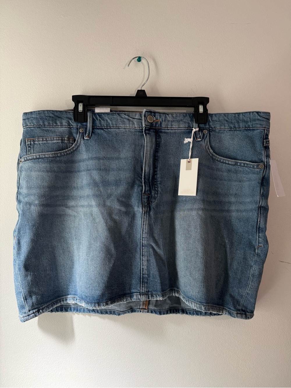Good American Jean Skirt